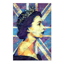 Load image into Gallery viewer, Young Queen Union Jack wall art