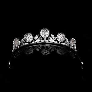 Replica platninum-plated Strathmore rose tiara