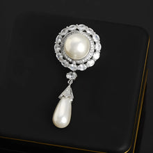 Load image into Gallery viewer, Replica Cambridge pearl pendant brooch