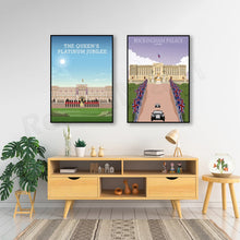 Load image into Gallery viewer, Buckingham Palace stylised print