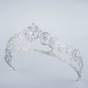 Queen Mother's Teck crescent tiara replica