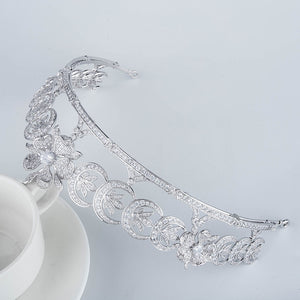 Queen Mother's Teck crescent tiara replica