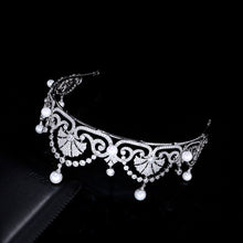 Load image into Gallery viewer, Princess Margaret&#39;s Lotus flower tiara replica (platinum plated)