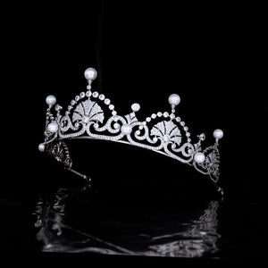 Princess Margaret's Lotus flower tiara replica (platinum plated)