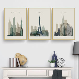 Retro London print