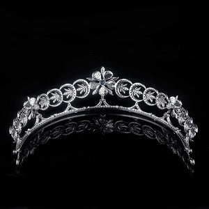 Queen Mother's Teck crescent tiara replica (platinum plated)